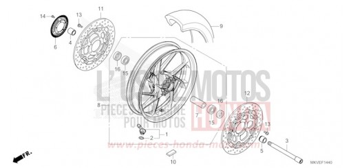 ROUE AVANT NSS750T de 2026